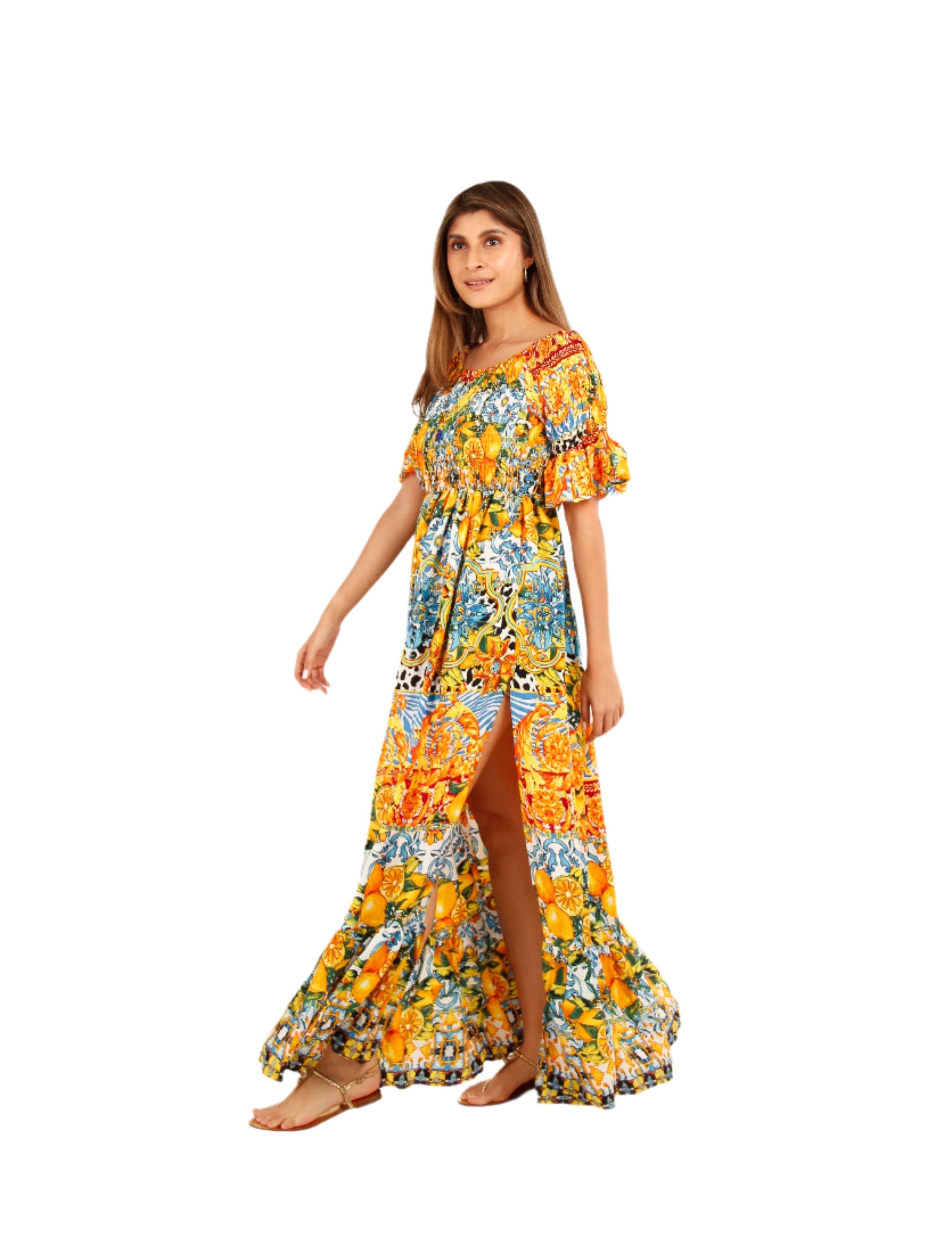 antica sartoria maxi dress Antica Sartoria Positano Dress